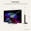 LG Electronics OLED48C6ELB.AEUD 48-calowy telewizor OLED 4K, czarny, UltraHD/4K, potrójny tuner, panel 120 Hz