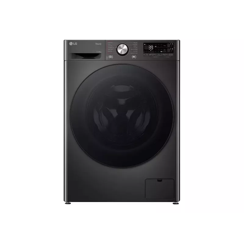 LG F4DR711S2BA Pralko-suszarka, 11 kg pranie, 6 kg suszenie, 1400 obr/min, A/D energia, ładowanie przednie, Black Steel, Wi-Fi, Para, Direct Drive, Wyświetlacz TFT
