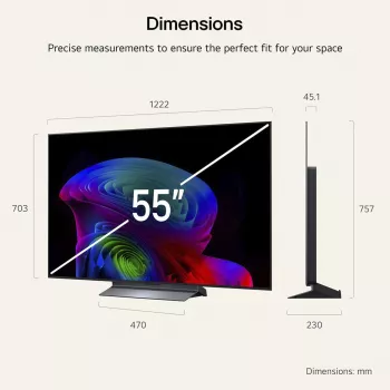 LG OLED55C6ELB.AEUD 55-calowy 4K OLED TV, czarny, zakrzywiony ekran, potrójny tuner, 120 Hz, webOS 3.0