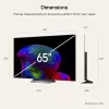 LG OLED65C6ELB 65-calowy 4K Zakrzywiony Telewizor OLED (163,9 cm, Czarny, Ultra HD/4K, Potrójny tuner, Panel 120 Hz, webOS 3.0, Harman Kardon)