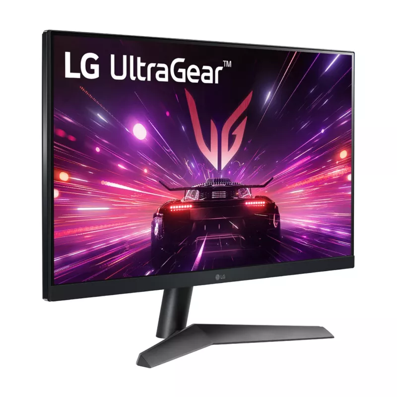 LG UltraGear 24GS60F-B 23,8 cala Full HD IPS Monitor Gamingowy 180Hz 1ms z AMD FreeSync Premium, HDR10, Regulowaną Wysokością Podstawy, Czarny