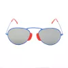 LGR AGADIR-BLUE08 Unisex Okulary Przeciwsłoneczne Oprawka Havana Soczewki Niebieskie 54/20/145 mm