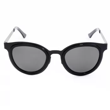 LGR FELI-BLACK01 Okulary przeciwsłoneczne unisex - czarna oprawka, ciemnoszare szkła, 47/24/145 mm