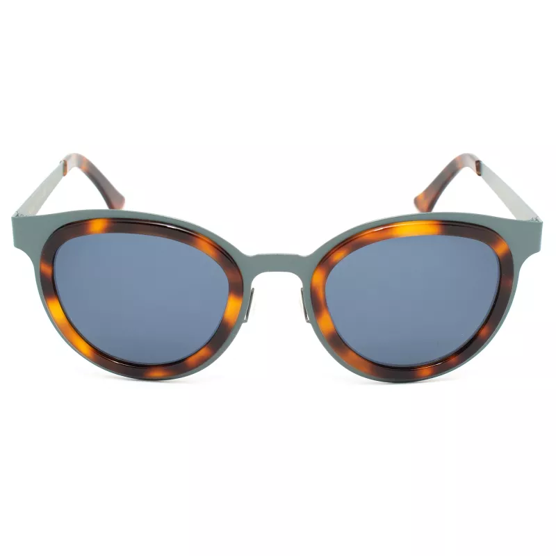 LGR FELICITEBLU39 Okulary przeciwsłoneczne unisex - Niebieska oprawka, szare szkła, 47/24/145 mm
