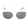 LGR Maasa Sunglasses Black - Rectangular Acetate Frame with Grey Mineral Glass Lenses - 54/18/145 mm
