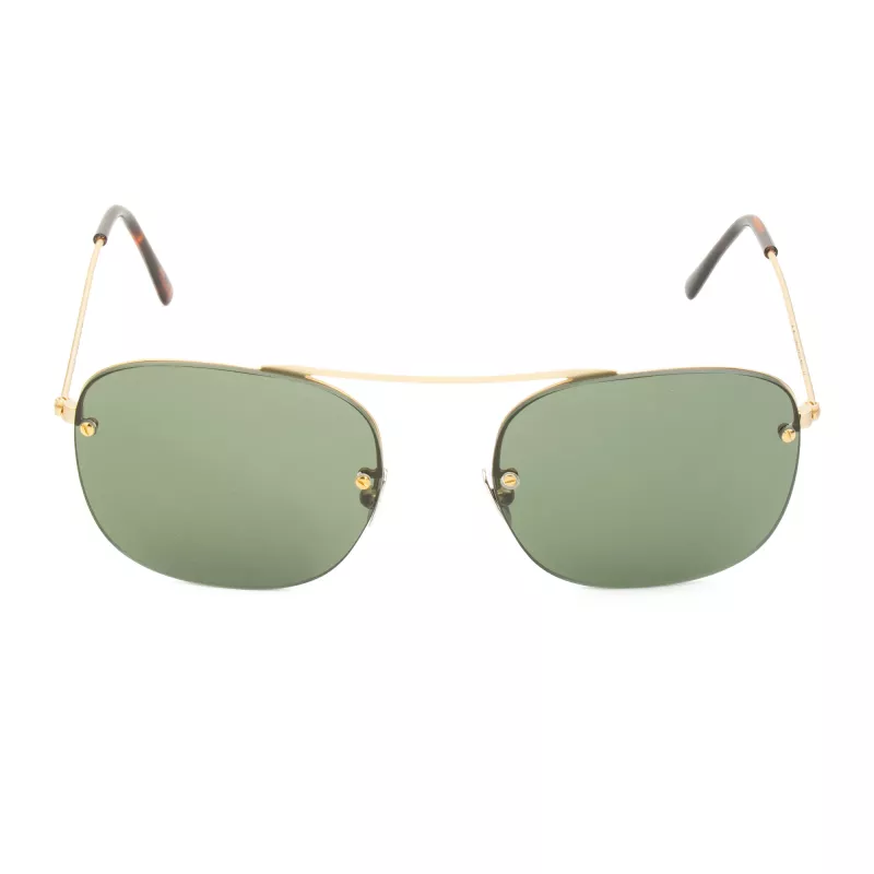 Okulary przeciwsłoneczne LGR Maasai Gold 02 - Ręcznie wykonane z włoskiego acetatu, ochrona UV400, soczewki 54 mm