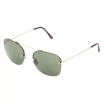 Okulary przeciwsłoneczne LGR Maasai Gold 02 - Ręcznie wykonane z włoskiego acetatu, ochrona UV400, soczewki 54 mm