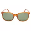 LGR Unisex Springhavan02 Okulary Przeciwsłoneczne - Oprawka Havana z Acetatu, Soczewki ze Szkła Mineralnego w Kolorze Zielonym, 50/19/145 mm