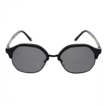 LGR Zanzibar Unisex Okulary Przeciwsłoneczne Czarny/Szary 50/12/135 mm