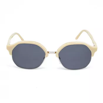 LGR ZANZIBARIVO40 Unisex Prostokątne Okulary Przeciwsłoneczne 50/12/135 mm Ręcznie Robione we Włoszech UV400