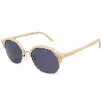 LGR ZANZIBARIVO40 Unisex Prostokątne Okulary Przeciwsłoneczne 50/12/135 mm Ręcznie Robione we Włoszech UV400