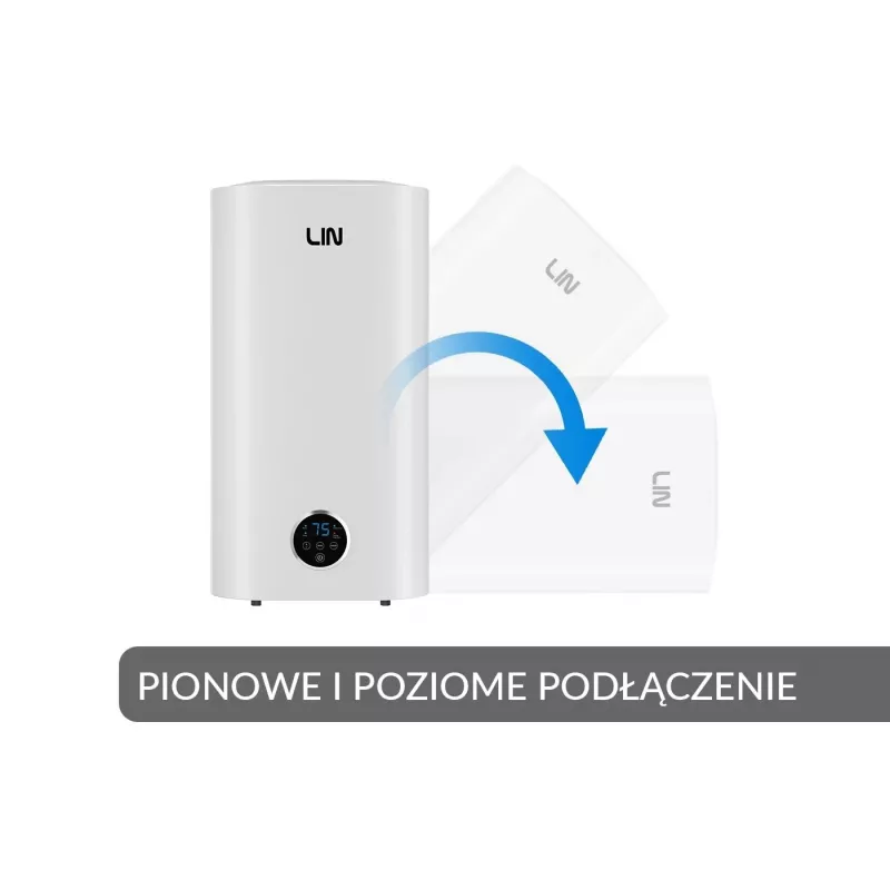 LI- Elektryczny podgrzewacz wody LIN LIFVD1SMWH 50L UNIWERSALNY Biały