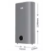 LI- LIN LIFVD1SMGY 100L UNIWERSALNY Elektryczny podgrzewacz wody, szary, Wi-Fi