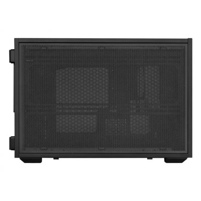 Lian Li DAN Cases B4 Wood Edition Mini Tower PC Case, Micro-ATX, Orzechowy Panel Przedni, Czarny
