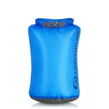 Lifeventure Ultralekki worek suchy 35L Niebieski - Wodoodporny zwijany 30D Ripstop Nylon