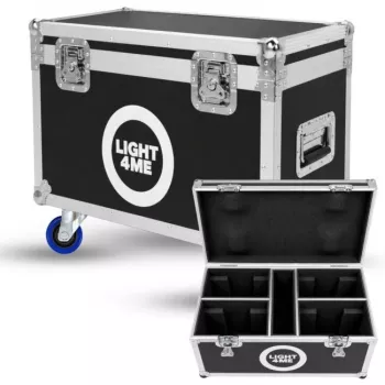 LIGHT4ME 100 SPOT RING CASE 4IN1 Flight Case dla 4x Głów Ruchomych