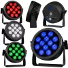 LIGHT4ME CREE ALU QUAD PAR 12 Par Light - 12x10W RGBW LED, DMX512, Czarny