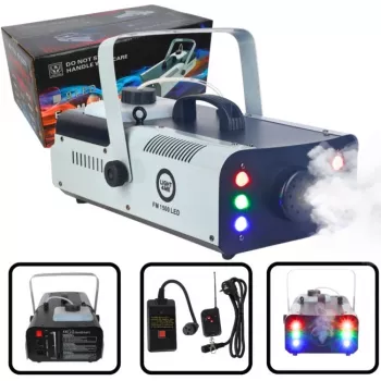 LIGHT4ME FM 1500 LED Fog Machine Smoke Generator 1500W z diodami RGB