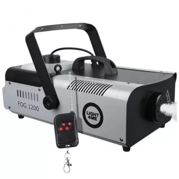 LIGHT4ME FOG 1200 Generator dymu mgłowego z pilotem, 1200W, zbiornik 2,5L, czarny