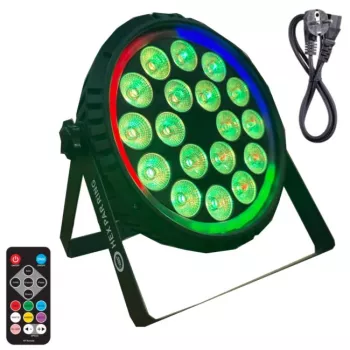 LIGHT4ME HEX PAR RING LED Effect Light 7x10W RGBWA+UV 48xSMD RGB