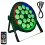 LIGHT4ME HEX PAR RING LED Effect Light 7x10W RGBWA+UV 48xSMD RGB