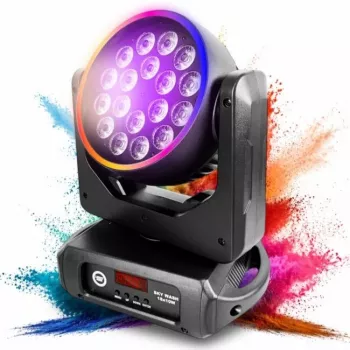 LIGHT4ME SKY WASH 18x10W RGBW Moving Head Wash Light