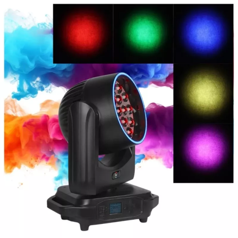 LIGHT4ME SKY WASH 19x15W RGBW Moving Head Wash Light