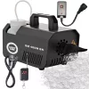 LIGHT4ME SM 400W BK Snow Machine - 1L Tank, Wired Remote, Black