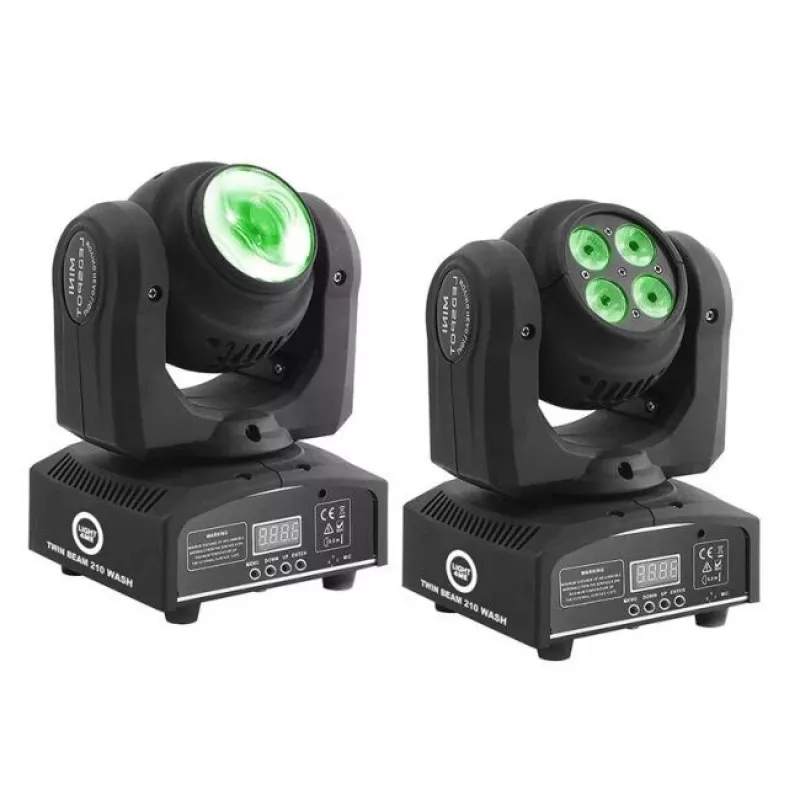 LIGHT4ME TWIN BEAM 210 WASH Mini Moving Head L