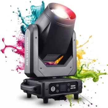 LIGHT4ME VENOM LBS 330 Hybrid Moving Head Beam Spot Wash