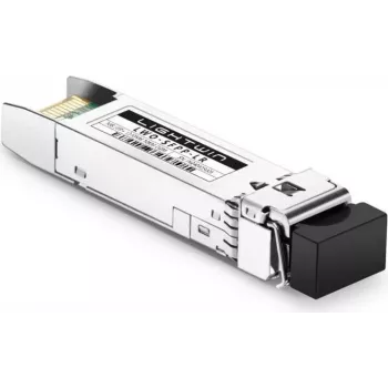 Lightwin 10 Gbit SFP+ siųstuvas-imtuvas, 1310nm, 10km, DDM, LC-Duplex, vienmodis, pramoninis (LWO-SFPP-LR)