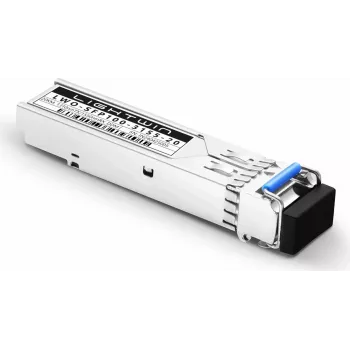 Lightwin 155 Mbps SFP BIDI Transceiver, 1310nm TX/1550nm RX, 20km, DDM, LC-Simplex, Singlemode (LWO-SFP100-3155-20)