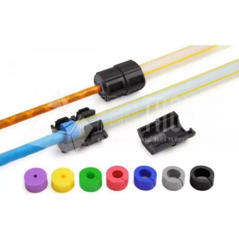 Lightwin DC 10MM SEAL 6.5-5MM Rozdzielna pojedyncza uszczelka kanału kablowego do kanałów FTTx 10mm, średnica kabla 5,0-6,5mm, IP68, czarny