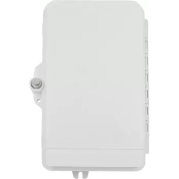 Lightwin HAK 8XSC/APC IP55 Gniazdo ścienne FTTx na maks. 8 włókien, adaptery SC/APC Simplex lub LC Duplex, 8x SC/APC wstępnie zainstalowane, IP55 wodoodporne, ścienna skrzynka zakończeniowa światłowodowa