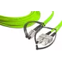Kabel światłowodowy Lightwin LDP-50 LC-SC 2.0 OM5 Duplex Multimode, 1m, limonkowy LSZH