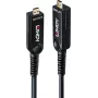 Lindy 100m światłowodowy hybrydowy kabel Micro-HDMI 8K60 LSZH z odłączanymi złączami HDMI 38550