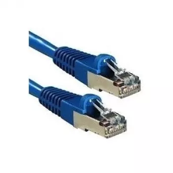 Kabel krosowy LINDY 20m Cat 6a SFTP PiMF LSZH niebieski, RJ45 47155