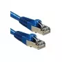 Kabel krosowy LINDY 20m Cat 6a SFTP PiMF LSZH niebieski, RJ45 47155