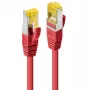 LINDY 30m Cat.7 SFTP PiMF kabel krosowy RJ45, bezhalogenowy, czerwony 47301
