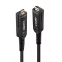 Lindy 40m światłowodowy hybrydowy kabel Micro-HDMI 8K60 LSZH z odłączanymi złączami HDMI (38545)
