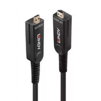 Lindy 50m światłowodowy hybrydowy kabel Micro-HDMI 8K60 LSZH z odłączanymi złączami HDMI 38546