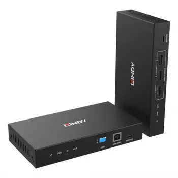 LINDY 5km Światłowodowy Przedłużacz HDMI 4K60 KVM USB 2.0, RS-232 i IR 39366