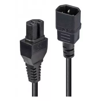 LINDY 5m C14 do C15 Power Cable – IEC C14 męski do IEC C15 żeński, 250V 10A, czarny