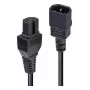 LINDY 5m C14 do C15 Power Cable – IEC C14 męski do IEC C15 żeński, 250V 10A, czarny