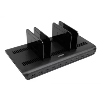 LINDY 73447 Organizer stacji ładującej wolnostojący plastikowy jagodowy
