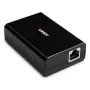LINDY konwerter rozdzielacz PoE na USB Type-C, 15W Power Delivery, Gigabit Ethernet, dane USB 2.0, czarny 73474
