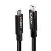 LINDY USB 3.0 Cable Type A - Type B, 0.5m, Anthracite, Triple Shielded