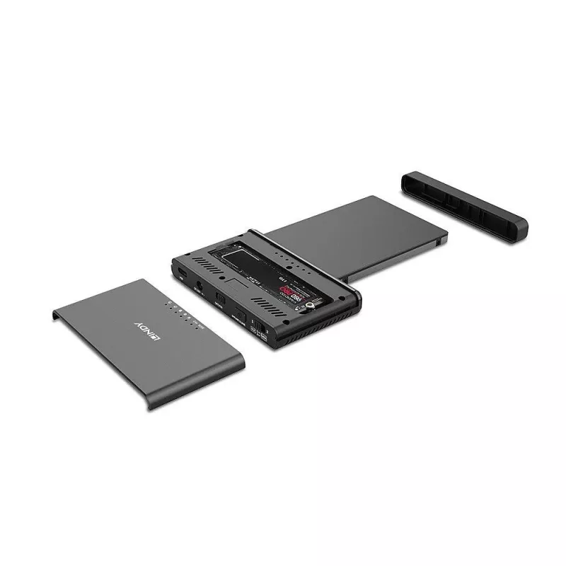 LINDY USB 3.2 Gen 2x2 Type-C do M.2 NVMe SSD Obudowa - 20 Gbps, Aluminium