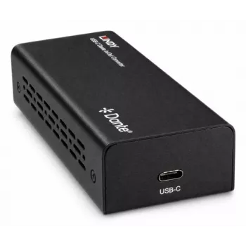 LINDY USB-C Dante In/Out Konwerter 2x2 Interfejs Audio 70617