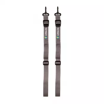 LittleLife Child Carrier Foot Stirrups - Regulowane podnóżki do nosidełek dziecięcych, czarny/szary (L10640)